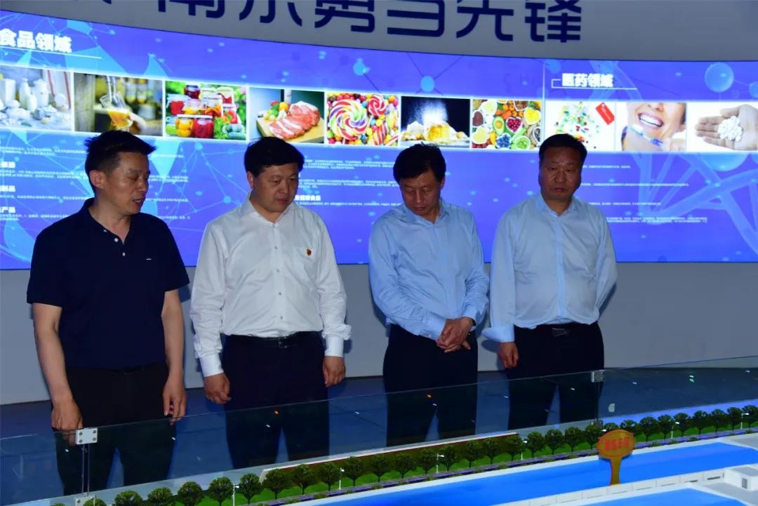 濮阳市委常委统战部部长黄旭东调研生物降解新材料产业发展情况